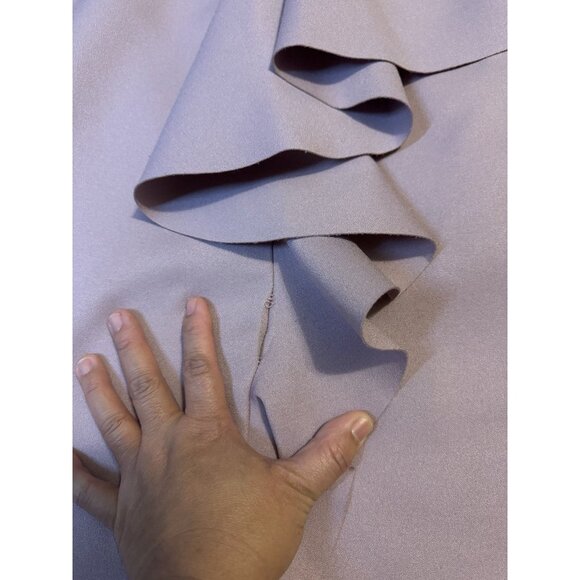 ELLIAT Reception Ruffle Midi Dress Lilac Pink Structured Formal Party S/M READ - Picture 8 of 12